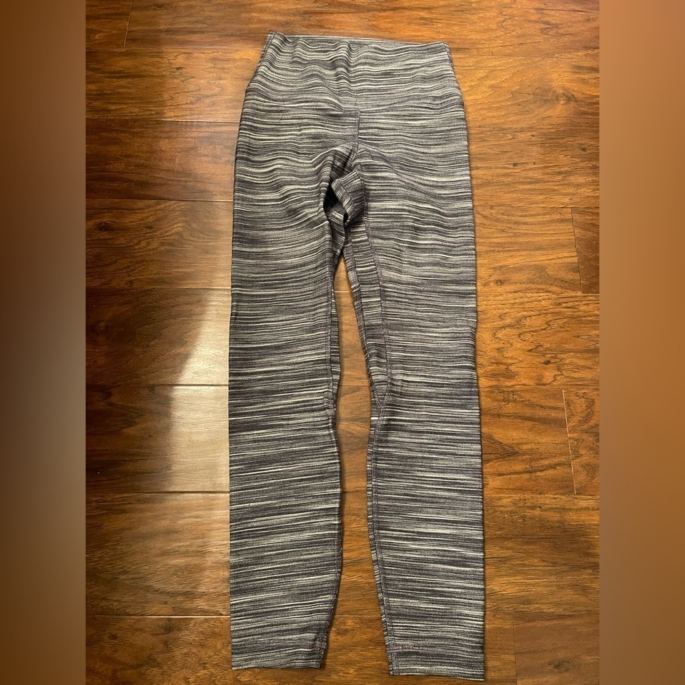 Lululemon Align 25” Mini Space Dye Herringbone Size 4